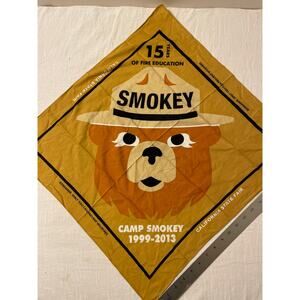 Camp Smokey Bandana 1999-2013 California State Fair Smokey Bear